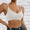 thumbnail image 2 of Kcodviy Seamless Girls' Bra Beautiful Bras for Plus Size Women Back Gathers Comfortable Ladies No Wire Bra without Rims, 2 of 4