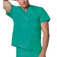 thumbnail image 2 of Adar Universal Unisex V-Neck Tunic 3 Pocket Scrub Top (Available in 39 Colors), 2 of 7
