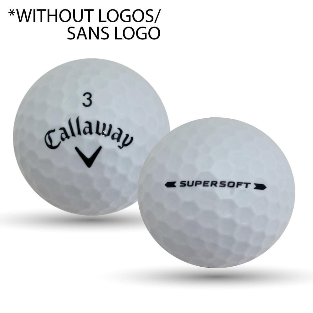 Mulligan - 36 balles de golf récupérées Callaway Supersoft 5A Pristine, Blanc