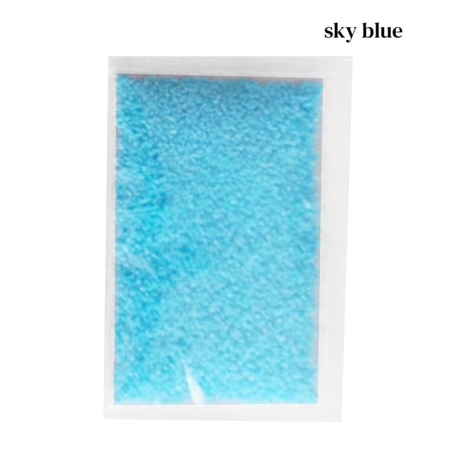 Maoww Fluorescent Sand Wish Bottle DIY Luminous Powder Resin Particle Glow In The Dark Sand, Sky Blue
