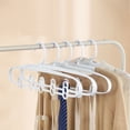 thumbnail image 2 of Hanger Storage Rack Non Marking Clothes Hanger, Home, Student Dormitory, Multifunctional Storage Clothes, Suspender, Five Hole Thickened And Lengthened Shoulder Angle, Anti Slip, 2 of 6