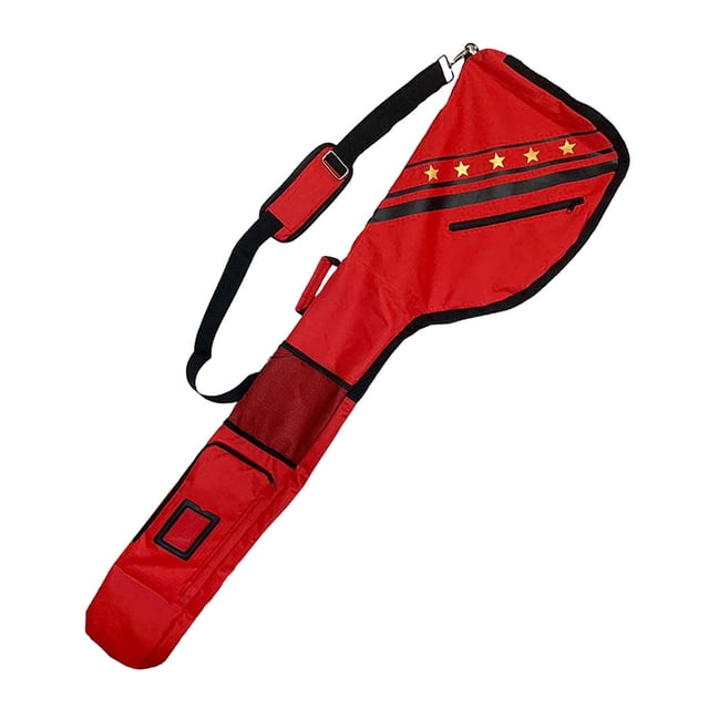 fastboy Ajustement Universel - Sac de Transport Imperméable pour Golfs du Dimanche pour Hommes et Femmes Sac de Voyage Protecteur 49 Peut Contenir jusqu'à 10 Bâtons Rouge