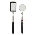 thumbnail image 2 of Miroir d'Inspection Rétractable Flexible, Rond Carré 2 Pcs Léger LED Miroir d'Inspection Télescopique Ultra Lumineux Contrôle des Pauses Gain de Place pour Espaces Serrés, 2 of 8