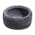 thumbnail image 1 of Forme de Pneu Résine Décoration Cendrier pour Salon Accessoires Maison Gris Noir, 1 of 1