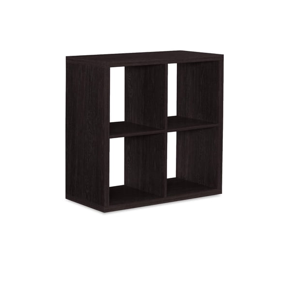 Gorham 4 Cubby Storage Cabinet in Espresso