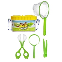 Kit D’exploration Nature 5 Pièces Pour Enfants – Jumelles, Loupe, Lampe à Manivelle, Boussole Et Sac à Dos