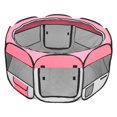 thumbnail image 1 of GoDecor Clôture pour Chien 35 Pouces Enclos Doux pour Chiot Stylo d'Exercice Rose, 1 of 9