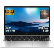 HP 255R G10 Business Laptop, 15.6" FHD IPS, AMD Ryzen 5 7535U, Windows 11 Pro, 32GB DDR5, 1TB SSD, Copilot Key, USB-C Fast Charge, Backlit Keyboard, Lightweight 1.66kg