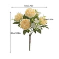 thumbnail image 2 of LSLJS Artificial Flowers Rose Peony for Simulation Table Decoration Reusable Bouquet for Home Party Office Wedding Reunite Reception Table Decor Artificial Flowers, 2 of 5