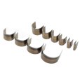 thumbnail image 1 of Leather Cutting , Leather Die Cutter High Carbon Steel Semi Circular  For Rubber, 1 of 8