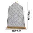 thumbnail image 5 of Foldable Islamic Prayer Mat - Soft Flannel Non-Slip Travel Rug for Home, Office, Mosque - Portable Kneeling Mat with Embossed Design - Warm & Breathable - Ideal Gift for Muslims, 5 of 5