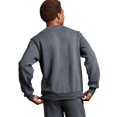 thumbnail image 2 of Russell Athletic Chandail à Col Rond Dri Power, 2TG, Noir Chiné, 2 of 2