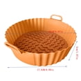 thumbnail image 3 of Rbaofujie Doublures en Silicone pour Friteuse à Air Chaud Pot Réutilisable Poêle de Cuisson pour Friteuse Tapis de Friteuse Doublure de Friteuse 7,5 Pouces Doublures en Silicone pour Friteuse à Air Réutilisables, 3 of 6