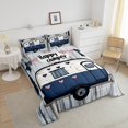thumbnail image 4 of Erosebridal Ensemble de Literie Camping Heureux Simple, Couette Véhicule Récréatif, Décoration de Chambre Vintage, Réversible, Léger, 2 Pcs, 4 of 7