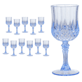 thumbnail image 3 of 12 Vintage Pink Plastic Cocktail Glasses - 7 oz Capacity (17x7cm) - Reusable, Durable & Safe for Weddings, Parties, Holidays, Daily Use - Elegant Design for Cocktails, Juice, Soft Drinks & More, 3 of 6
