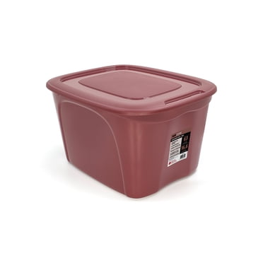 Marque Tuffstore Capacité de 63L (16,6 gal), Gamme Utilitaire, Fourre-tout de Rangement en Bordeaux