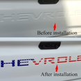 thumbnail image 2 of Tailgate Insert Letters Compatible with 2019 2020 2021 2022 2023 3D Emblems with Strong Adhesive American Flag, 2 of 7