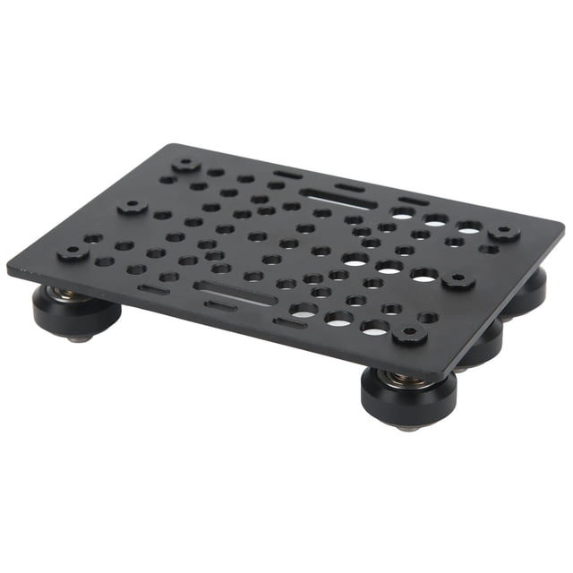 V Gantry Panel Kit, Aluminum Gantry Plate Durable For Milling Machine For CNC Lathe Black Pulley