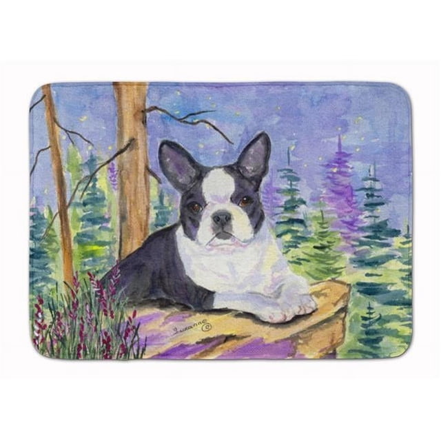 Carolines Treasures SS8638RUG Boston Terrier Tapis en Mousse à Mémoire de Forme Lavable en Machine