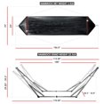 thumbnail image 2 of Tranquillo Hamac Double avec Support Capacité de 550 Lb Hamac Double en Acier Inoxydable avec Barre d'Étalement/support de Hamac Robuste et Flexible Portable, Extérieur Intérieur, Rouge, 2 of 5