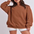 thumbnail image 3 of Sweat-shirts Surdimensionnés à Manches Longues pour Femmes, 3 of 6