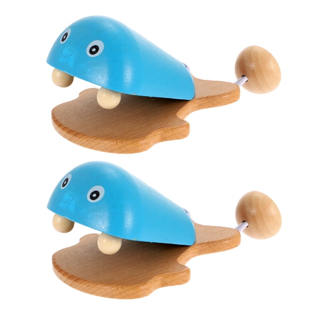 2Pcs Household Children Toys Wear-resistant Kids Castanets Interesting Castanet Toys