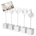thumbnail image 1 of Memo Clip Holder, Concise Picture Notes 5pcs Picture Clip Holder, Paper Clip Small Can Be Used Alone Outdoor For School Suitable For Young People Black,White, 1 of 7
