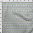 thumbnail image 3 of oneOone Cotton Poplin Fabric Chevron Ikat Print Sewing Fabric BTY 56 Inch Wide, 3 of 4