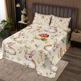 thumbnail image 2 of Erosebridal Kawaii Rabbit Coverlet Set King,Botanical Mushroom Bedding Set,Animal Bedroom Decor,Ultra Soft,3 Pieces, 2 of 5