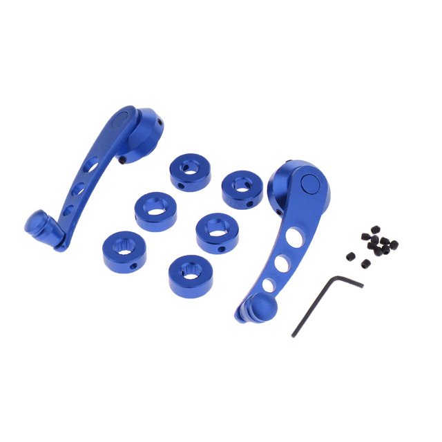 High Quality 2 Pieces Car Window Winder Glass Crank Handle Aluminium Knobs Metal Universal Fit - Perfect Replacement Part for Your