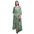 thumbnail image 1 of Bimba Caftan de Plage à Oiseaux, Paréo de Bikini, Robe Maxi pour Femmes, Long Caftan-S-L, 1 of 5