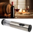 thumbnail image 4 of Wine Bottle Opener, Electric Wide Application Battery Powered Wine Opener Silver Easy Operation Portable With Corkscrew For Dinner For Camping, 4 of 8