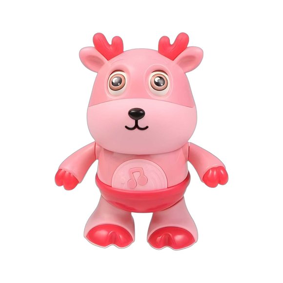 MVRLSH Clearance! Cute Musical Toys 2023 New Musical Dancing Deer Toy With Music And LED Lights Baby Preschool Educational Musical Toys Deer Musical Toys For Toddlers 1 3 Month