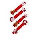 thumbnail image 4 of 4pcs Christmas Microwave Oven Handle Protective Covers Xmas Fridge Kitchen Refrigerator Door Handle Gloves, 4 of 6