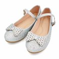 thumbnail image 2 of LAVRA Filles Ballerines Glitter Mary Jane Slip sur les Chaussures Habillées, 2 of 2