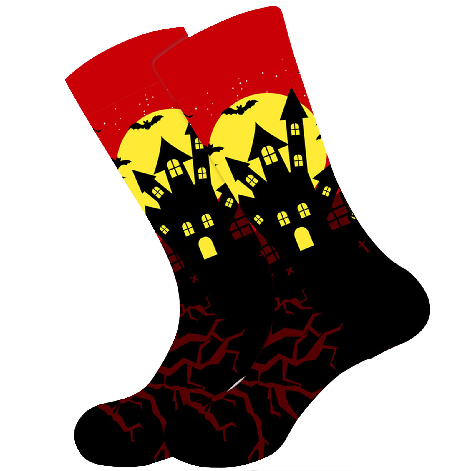 Fun Halloween Socks For Women Funny Halloween Gifts For Female Novelty Crew Cotton Sock