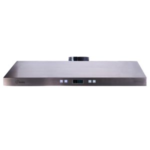 Turin Swift Pro Acier inoxydable 400 CFM Sous le capot du Cabinet 30-in avec les commandes électroniques