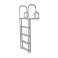 thumbnail image 1 of 4 Step Aluminum Dock Ladder Heavy Duty with Flip Up, 1 of 4