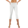 thumbnail image 3 of Birdeem Mode Décontractée Femmes Uni Extensible Dames Taille Haute Pantalon Grand Pantalons de Yoga Capris, 3 of 8