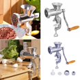 thumbnail image 2 of Lubelski Multifunctional Kitchen Manual Hand Meat Grinder Aluminum Alloy Sausage Mincer, 2 of 9