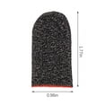 thumbnail image 1 of 2pcs Gaming Screen Gloves Nylon Knitted Screen Gloves Game Gloves Sweatproof Elastic Game Controller Sleeves, Red, 1 of 9