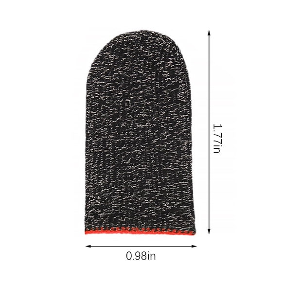 2pcs Gaming Screen Gloves Nylon Knitted Game Gloves Sweatproof Screen Gloves Elastic Game Elastic Game Controller Sleeves, Red