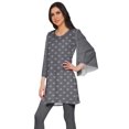 thumbnail image 2 of Moomaya Robe Kurti Courte Indienne Imprimée Tunique en Poly-Crêpe Robe Mini à Col Rond, 2 of 5