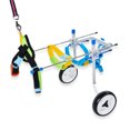 thumbnail image 2 of fastboy Fauteuils Roulants pour Animaux Chariot en Aluminium Trottinette Réglable Véhicule d'Aide pour Personnes Handicapées Animaux Trottinettes Extérieur/intérieur, 2 of 6