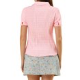 thumbnail image 3 of INSPIRE CHIC Women's Vintage Sweet Doll Collar Button Down Soft Shirt, 3 of 5