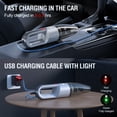 thumbnail image 4 of GOOLOO V7 Mate Car Vacuum Cleaner Cordless Portable Lightweight High Power Handheld Vacuum Cleaner for Car , with Washable HEPA Filter for Desk Home Pet,Gray, 4 of 8