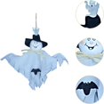 thumbnail image 1 of Halloween Hanging Decoration with Pumpkin Hat Polyester Cloth Material Durable Easy to Hang Versatile for Garden Indoor Front Doors Patios Terraces Homes, 1 of 1