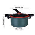 thumbnail image 3 of Birdeem Non Stick Pot, Non Stick Pots, Non Stick Pressure Cookermicro Pressure Smothering Household Pots Soup Pots Cooking Pots Kitchen, Large Soup Pot, 3 of 6