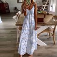 thumbnail image 2 of Robe Décontractée pour Femmes, Robe pour Femmes, Mode Décontractée Aguichant Imprimée Camisole Sans Manches Col en V, Robe Aguichant pour Femmes, Robe d'Été Décontractée pour Femmes, 2 of 5