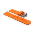 thumbnail image 2 of 26mm Silicone Watch Bands - Soft Rubber Replacement Watch Straps - Smooth and Ribbed - Waterproof - Stainless Steel Buckle - Many Colors, 2 of 8